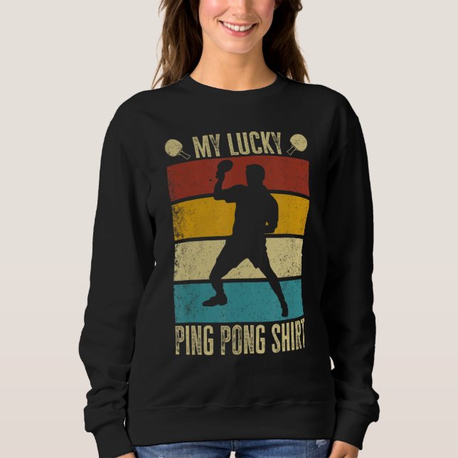 Camiseta Meu Jogador De Mesa Engraçado De Ping Pong (Frente)