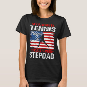 Camiseta Meu Jogador de Tênis favorito me chama STEPDAD