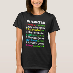 Camiseta Meu Jogador de Videos games Perfeito