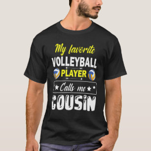 Camiseta Meu jogador de vôlei favorito me chama de primo Br