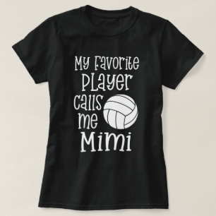 Camiseta Meu jogador de voleibol favorito chama-me o