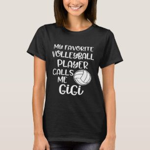 Camiseta Meu Jogador De Voleibol Favorito Me Chama De Avô G