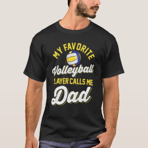 Camiseta Meu Jogador De Voleibol Favorito Me Chama De Jogad