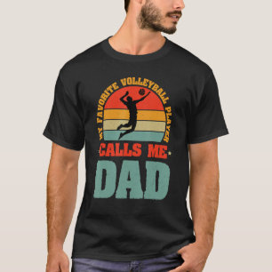 Camiseta Meu Jogador De Voleibol Favorito Me Chama De Jogad