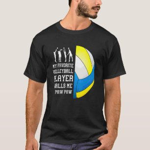 Camiseta Meu Jogador De Voleibol Favorito Me Chama De Pata