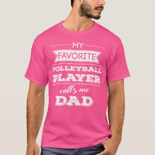 Camiseta Meu Jogador De Voleibol Favorito Me Chama De Roupa