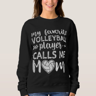 Camiseta Meu Jogador De Voleibol Favorito Me Chama Mãe