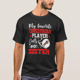 Camiseta Meu Jogador Equestre Favorito Me Chama De Mulher I