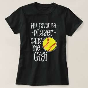 Camiseta Meu jogador favorito chama-me GIF do jogo de