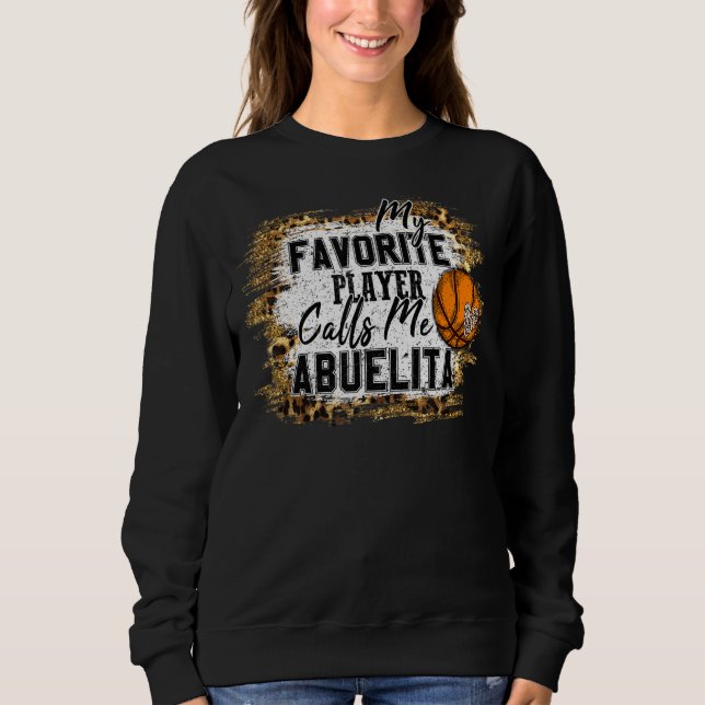 Camiseta Meu Jogador Favorito Me Chama Abuelita Basquete Mo (Frente)