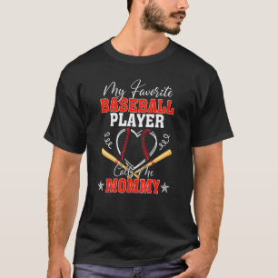 Camiseta Meu Jogador Favorito Me Chama De Mamãe Engraçada B