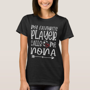 Camiseta Meu jogador favorito me chama de Nona Soccer Playe