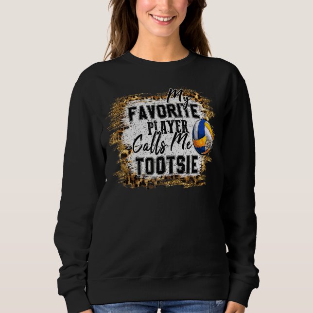 Camiseta Meu Jogador Favorito Me Chama De Tootsie Voleibol  (Frente)