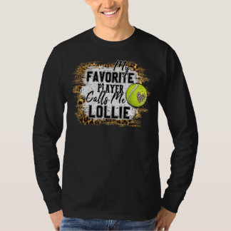 Camiseta Meu jogador favorito me chama Lollie Tênis da mãe