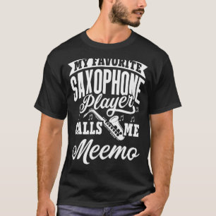 Camiseta Meu Jogador Saxofônico Favorito Me Chama Meemo