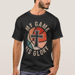 Camiseta Meu Jogo Sua Glória Sketll Fé Cruz
