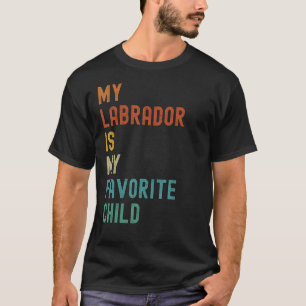 Camiseta Meu Labrador É Meu Cachorro Infantil Favorito