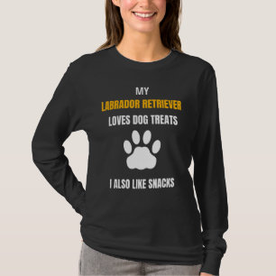 Camiseta Meu Labrador Retriever Adora Cachorros Tratando Ca