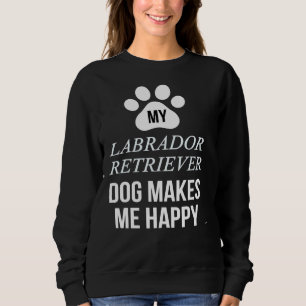 Camiseta Meu Labrador Retriever Me Faz Feliz Por Labrador