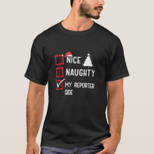 Camiseta Meu Lado Repórter Bom Safado Notícias De Natal Rep