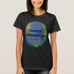 Camiseta Meu Lapfund Sueco É O Melhor Cão Do Mundo