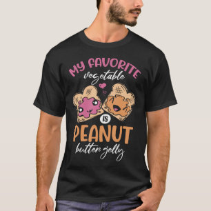 Camiseta Meu Legume Favorito É Manteiga de Amendoim Geleia
