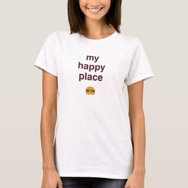 Camiseta Meu lugar feliz (Frente)