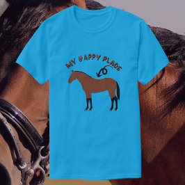 Camiseta Meu lugar feliz | Baía Horse