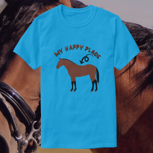 Camiseta Meu lugar feliz Baía Horse