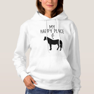 Camiseta Meu Lugar Feliz O Sobrenome De Cavalo Presente O C