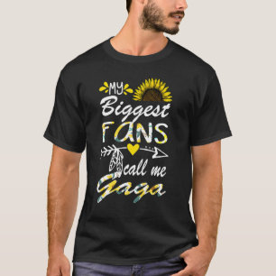 Camiseta Meu maior fã me chama de Dia de as mães Gaga Avó