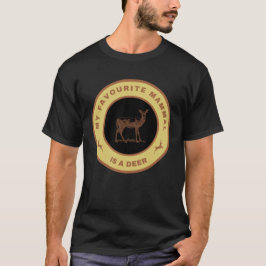Camiseta Meu mamífero favorito é um Deer