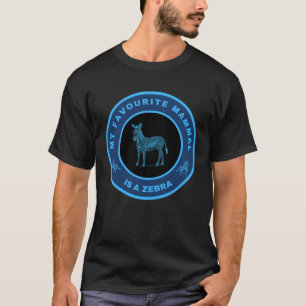 Camiseta Meu mamífero favorito é um zebra
