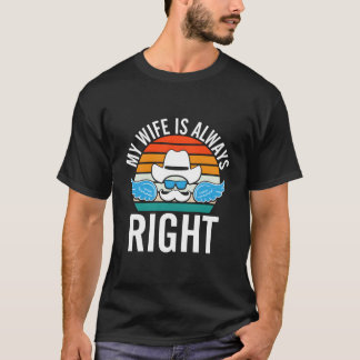 Camiseta Meu Marido Está Certo Senhor Humor Ditos Memes