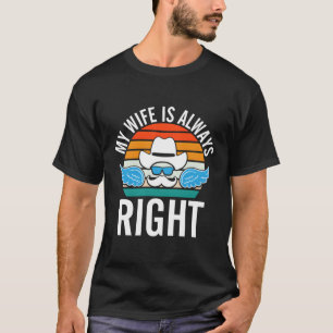 Camiseta Meu Marido Está Certo Sr. Humor Diz Memes