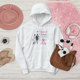 Camiseta Meu marido prometeu me amar ao Cancer rosa de mama