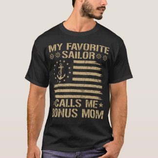 Camiseta Meu Marinheiro Favorito Me Chama de Mãe Bonus Famí