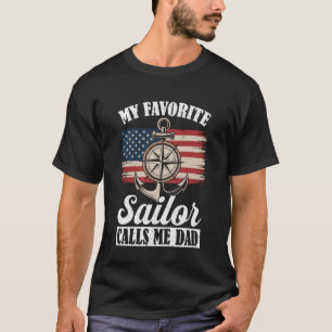 Camiseta Meu Marinheiro Favorito Me Chama de Pai - Pai Orgu