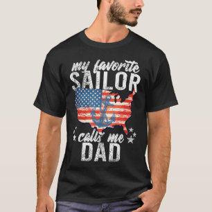 Camiseta Meu Marinheiro Favorito Me Chama de Papai Bandeira