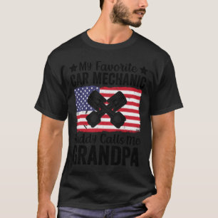 Camiseta Meu mecânico de automóveis favorito me chama de vo
