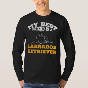 Camiseta Meu Melhor Amigo É Um Labrador Retriever