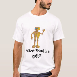 Camiseta Meu melhor amigo é um ROBÔ