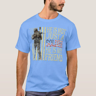 Camiseta Meu Melhor Amigo É Um Soldado Orgulhoso Amigo Do E