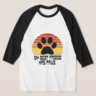 Camiseta Meu Melhor Amigo Tem Patas