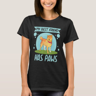 Camiseta Meu Melhor Amigo Tem Patas Mulheres Corgi Amor de