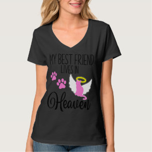 Camiseta Meu Melhor Amigo Vive Em Gatinho Gato De Perda De