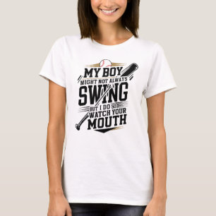 Camiseta Meu Menino Pode Não Sempre Balançar Mas Eu Balanço