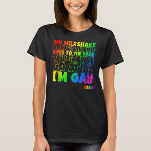 Camiseta Meu Milkshake Traz Todos Os Meninos Do Orgulho Lgb