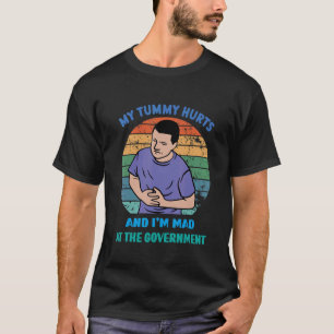 Camiseta Meu múmia dói e estou brava no Governo 1