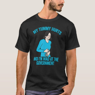 Camiseta Meu múmia dói e estou brava no Governo 2